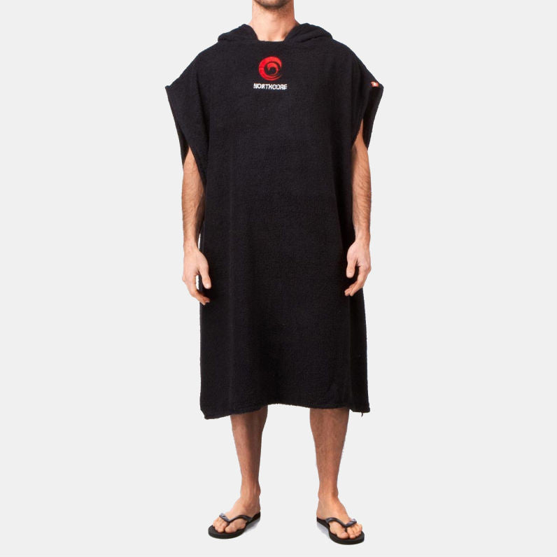 Beach Basha Changing Robe Black