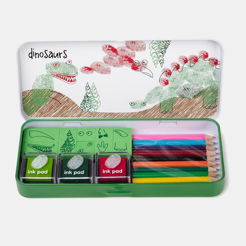 Finger Printing Art Set Dinosaur