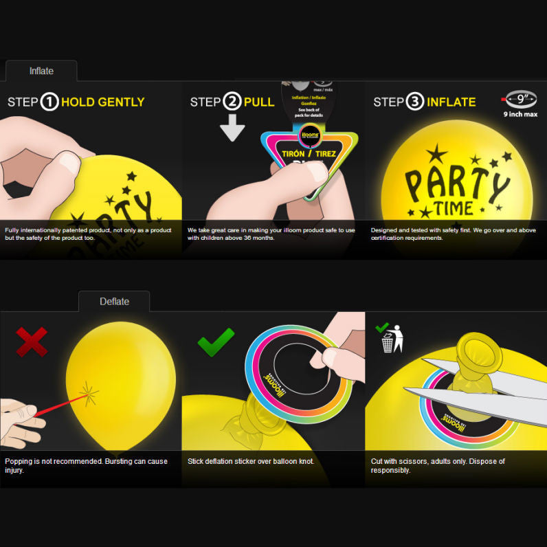 illoom Balloon Mixed 15 Pack
