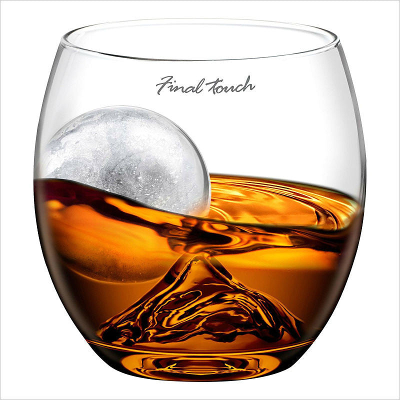 On the Rocks Glass & Ice Ball Mould