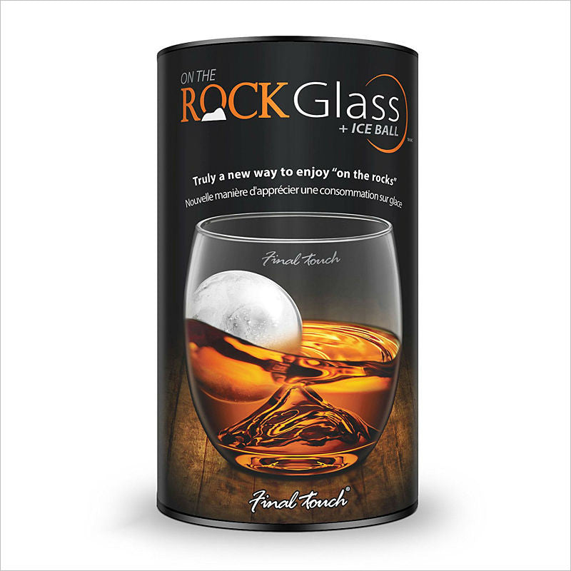 On the Rocks Glass & Ice Ball Mould