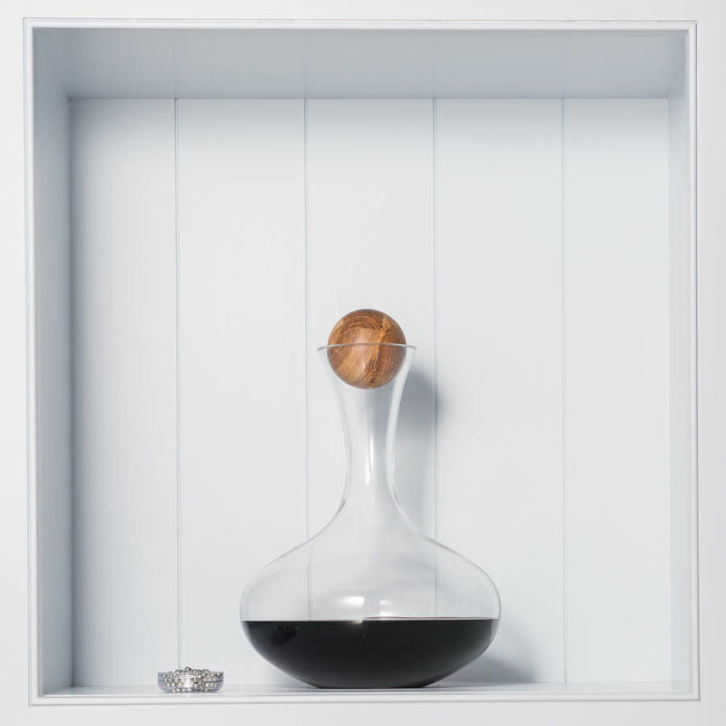 Wine Carafe with Oak Stopper